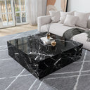 Transform Your Living Space with Modifurn’s Black Marble Coffee Table