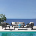 Coastal Elegance Outdoor Lounge Set