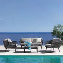 Coastal Elegance Outdoor Lounge Set