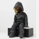 Modern Abstract Hooded Sculptures