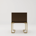 Luxe Gold Frame Nightstand