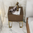 Luxe Gold Frame Nightstand