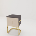 Elegance Gold Base Nightstand