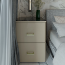 Modern Two-Drawer Nightstand