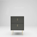 Modern Gold Leg Nightstand