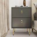 Modern Gold Leg Nightstand