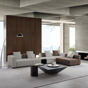 Moderno Two-Tone Sectional Sofa