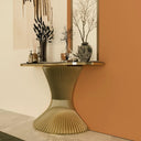 Luxe Hourglass Console Table