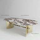 Marbella Oval Marble Dining Table