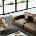 Elite Contemporary Leather Sofa