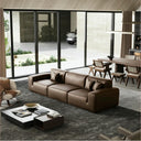 Elite Contemporary Leather Sofa