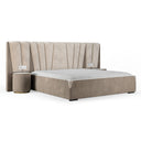 Vienna Upholstered Bed with Matching Nightstands