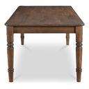 Russet Dining Table Brown