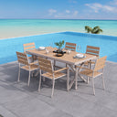 Coastal Extendable Outdoor Dining Set