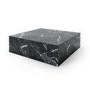 Luxurious Modern Black Marble Coffee Table