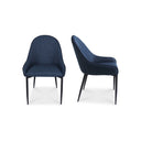 Lapis Dining Chair Dark Blue - Set Of Two