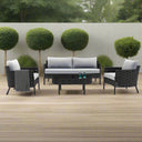 Woven 4-Piece Outdoor Seating Set