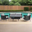 Woven 4-Piece Outdoor Seating Set