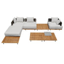 Modern 6-Seater Outdoor Sofa